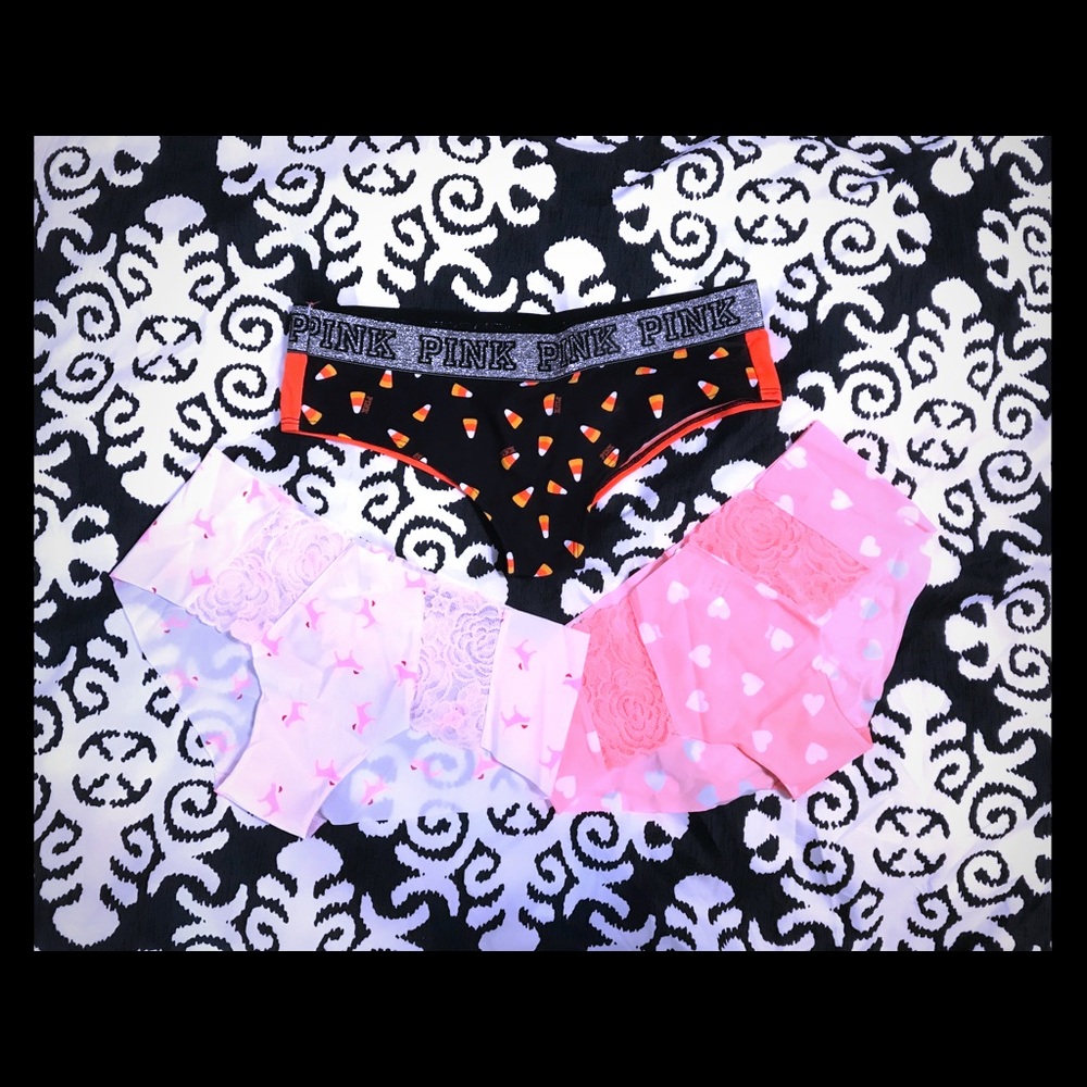 NWT Victoria Secret Panties Size M, (3) variety